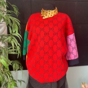 Gucci GG multicolor jumper/sweater shirt/top xs- for men and women
